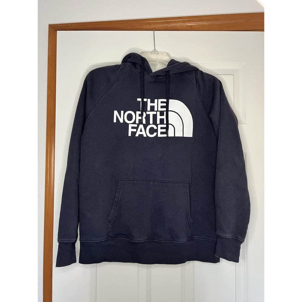 The North Face Black Hoodie Jacket Pull Over Navy Blue | Women's Size Small